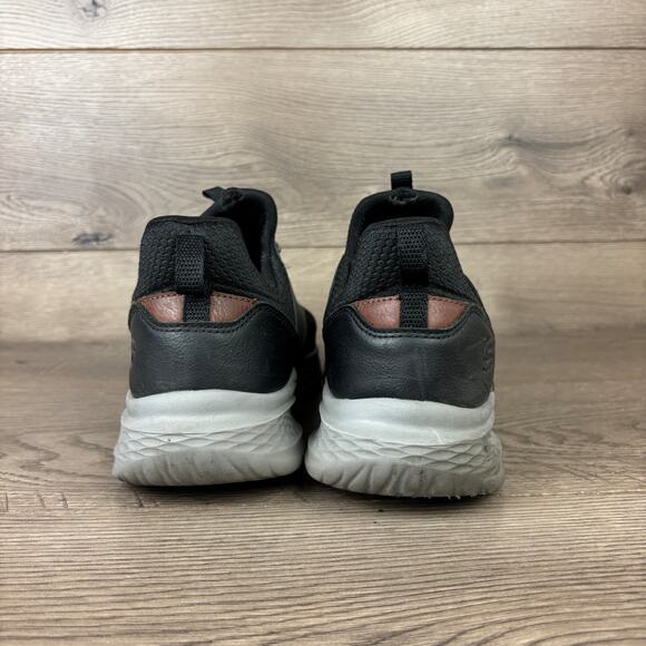 Skechers Slip-ins Relaxed Fit Slade Caster Men's 12 Black Gray Sneakers 210892WW - Picture 6 of 13